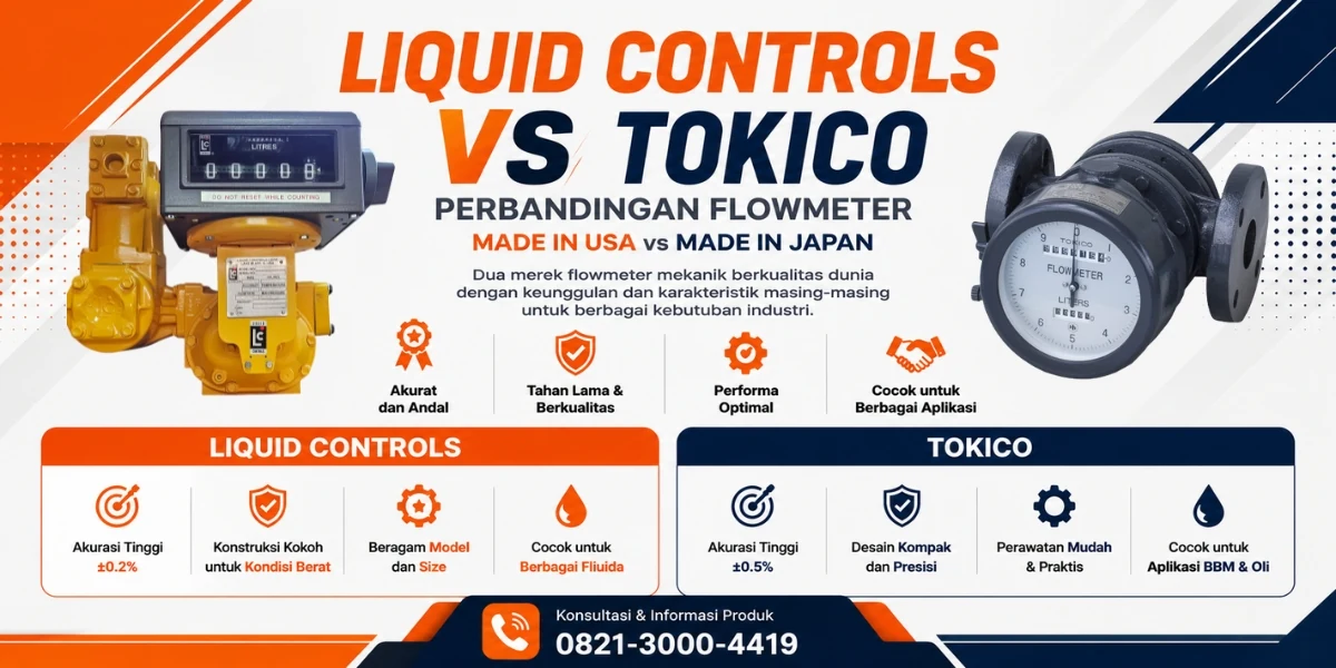 Perbedaan Flowmeter Tokico dan LC: Mana yang Lebih Cocok untuk Aplikasi BBM?