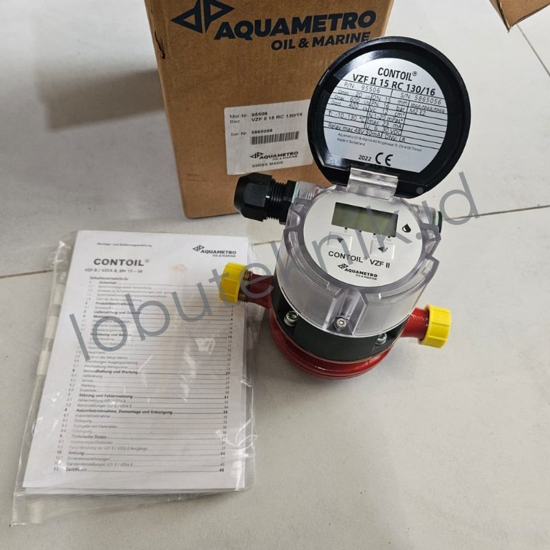 Galeri Flow Meter Aquametro VZF II 15 RC 130/16 – DN15 1/2 Inch